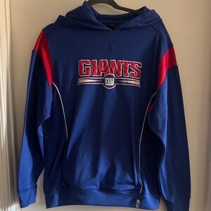 Reebok Blue and Red New York Giants Hoodie